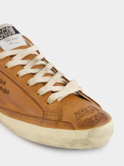 Superstar Journey Printed Brown Sneakers